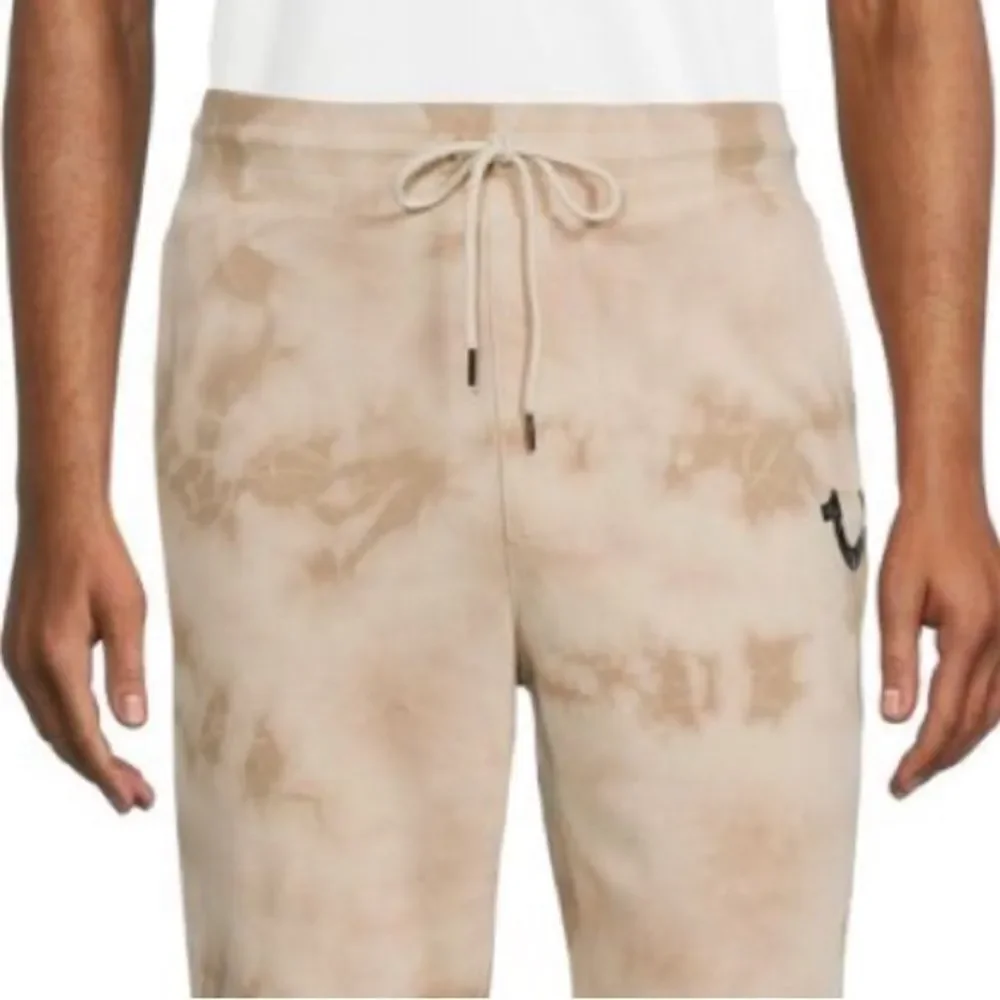 True Religion - Men’s Gold Logo Tie Dye Jogger Sweatpants Sz XL